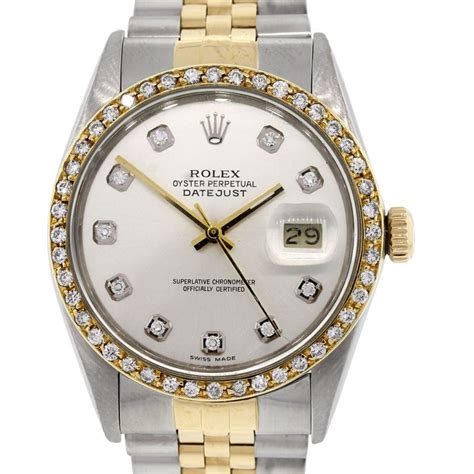 rolex 16013 datejust price|rolex datejust 16013 diamond bezel.